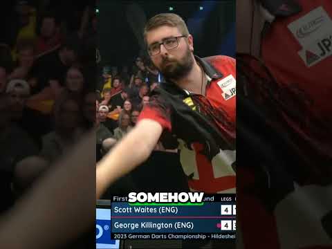 Unbelievable Darts Action Scott Waites Hits Epic 9-Dart Finish